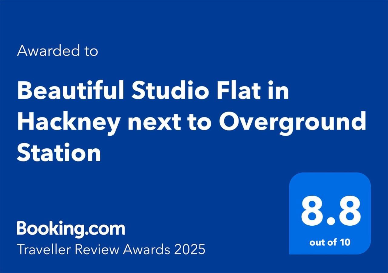 Beautiful Studio Flat In Hackney Next To Overground Station 伦敦 外观 照片
